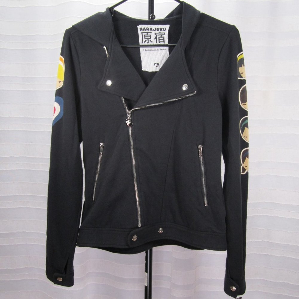 Rare NWT Harajuku Lovers Moto Hoodie - M - Gwen Stefani